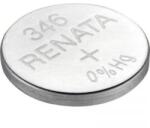 Renata 346 gombelem, ezüstoxid, 1, 55V, 9, 5 mAh, Renata SR712SW, SR712, V346, D346, 628, 280-66, SB-DH, R346, GP346, 346A (346.SP MF)