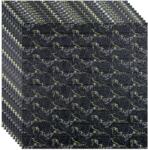 NEXTLY 50 x 3D NEXTLY öntapadós tapéta készlet, falra vagy mennyezetre, vízálló, állítható, erős ragasztó, könnyen felszerelhető, lefedettség 26, 5 nm, 70x77 cm, fekete-sárga, kód 72 (s50tpt72mare)