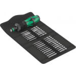 Wera Kompakt Turbo Imperial 1 (05057483001) Bit készlet 19 részes 1/4 (6.3 mm) Bit tartó csavarhúzóval, Nyomaték adapterrel, Gyorscsere (05057483001)