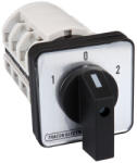 Tracon választókapcsoló, 1-0-2 400V, 50Hz, 20A, 2×3P, 5, 5kW, 48×48mm, 60fok - TKV-206/3 (TKV-206/3)