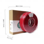 Maertz ABS nyomtatószál 2.85mm, 1kg piros (PMMA-1010-014) (PMMA-1010-014)