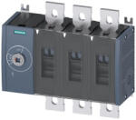 Siemens 3KD4830-0QE10-0 szakaszolókapcsoló 3P 800A, bal oldali működtetés, lapos csatlakozó (3KD48300QE100)