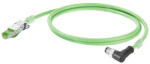 Weidmüller Profinet csatlakozókábel, pipa, M12/RJ45 Cat. 5e, PUR, 5méter 1059760050 (1059760050)
