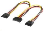 PremiumCord SATA táp Táp Mintás 16cm kfsa-11 (kfsa-11)