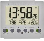 TFA (60.2561. 55) Rádiójel vezérlésű Ébresztőóra Ezüst Riasztási idők 1 (60.2561.55)