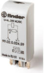 Finder 99.02. 0.230. 59 LED EMC védőmodul nélkül (110 . . . 240)V DC/AC (99.02.0.230.59)