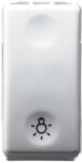 Gewiss nyomógomb lámpa jellel 1P 10A 250V fehér GW20513 (GW20513)