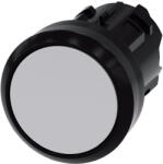 Siemens 3SU1000-0AB80-0AA0 nyomógombfej, szürke Sirius (3SU10000AB800AA0)