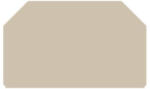 Weidmüller sorkapocs elválasztó lemez W sorozathoz WTW 2.5-10 S bézs, 1266520000 (1266520000)