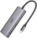 UGREEN Adapter / Hub USB-C 7w1 Ugreen CM498, 2x HDMI 4K@60Hz, 2x USB, PD 100W (45379) - scom
