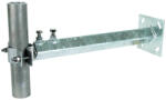 DEHN 105343 Fali rögzítőbilincs St/tZn-NIRO D 40-50 mm-es támasztócsövekhez 400-700 mm változtatható faltávolsággal (105343)