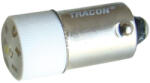 TRACON LED-es jelzőizzó, fehér 230V AC/DC, Ba9s - NYGL-ACDC230W (NYGL-ACDC230W)