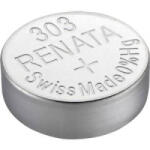 Renata 303 gombelem, ezüstoxid, 1, 55V, 175 mAh, Renata SR44SW, SR44, SR1154, V303, D303, A, 280-08, SB-A9, RW32, WS14 (303.SP MF)