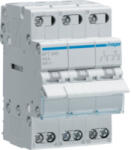 Hager SFT340 Választókapcsoló, 3P, 40A, I-0-II, moduláris, 3M, közös pont felül (SFT340)