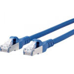 METZ CONNECT RJ45 Hálózati csatlakozókábel, CAT 6A S/FTP [1x RJ45 dugó - 1x RJ45 dugó] 1, 5 m, kék BTR Netcom (1308451544-E)