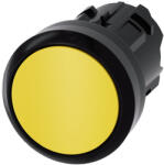 Siemens 3SU1000-0AA30-0AA0 nyomógombfej, sárga, reteszelt Sirius (3SU10000AA300AA0)