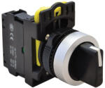 TRACON Karos kapcsoló, háromállású, rugóvisszatérítés balról 2×NO, 5A/230V AC-15, IP65 NYK3-S33BK (NYK3-S33BK)