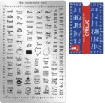 Moyra Körömnyomda Lemez NO. 84 Cyrillic