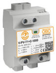 OBO Túlfeszültség védő V-PV-T1+2-1000 V-PV Y-kapcsolás napelemes rendszerh 1000V DC szürke 5094230 (5094230)