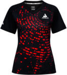 JOOLA Lady Shirt Centrela Black/Red Női póló L