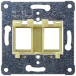 Siemens 5TG2081 tartólemez, 2 férőhely, modular jack-hez, sárga, DELTA i-system (5TG2081)