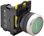 TRACON Jelölt nyomókapcsoló, zöld, (fehér I) 1×NO, 5A/230V IP65 NYK3-P1 Tracon (NYK3-P1)
