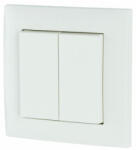 Eaton 2x-es rádiós falikapcsoló készlet, 55mm keret, fehér, cpad-00/194-173412 (173412)