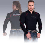 MadMax MSW903 Black/Red Férfipóló M