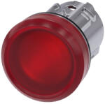 Siemens 3SU1051-6AA20-0AA0 jelzőlámpafej, piros, fém Sirius (3SU10516AA200AA0)