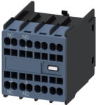 Siemens 3RH2911-2HA11 segédérintkező, homlokra, 1NO+1NC, S00-S3-hoz, rugós (3RH29112HA11)