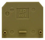 Weidmüller Sorkapocs véglap SAK sorozathoz AP AKZ4, bézs, 0294460000 Weidmüller (0294460000)