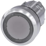Siemens 3SU1050-0AB70-0AA0 nyomógombfej, átlátszó, fém Sirius (3SU10500AB700AA0)