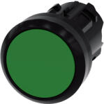 Siemens 3SU1000-0AA40-0AA0 nyomógombfej, zöld, reteszelt Sirius (3SU10000AA400AA0)