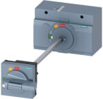Siemens 3VA9467-0FK21 rotációs hajtás 3VA2-höz (400A, 600A), komplett, szürke, 8x8mm 300mm-es tengely, IP65 (3VA94670FK21)