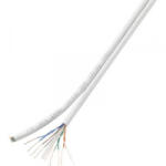 TRU COMPONENTS Hálózati kábel, CAT6 F/UTP DUPLEX 100m fehér, Tru Components (1567360)