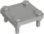 J. Pröpster 900047 keresztkapocs 2-részes lapos/lapos 40/40mm StFz (900047)