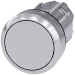 Siemens 3SU1050-0AB80-0AA0 nyomógombfej, szürke, fém Sirius (3SU10500AB800AA0)