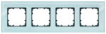 Siemens 5TG1204, 4-es keret, üveg, kristályzöld, DELTA miro (5TG1204)