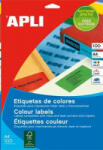 APLI 210x297 mm etikett, zöld 100 darab (LCA11841) (LCA11841)