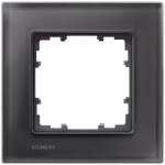 Siemens 5TG1201-2 1-es keret, üveg, fekete, DELTA miro (5TG12012)
