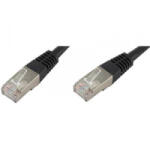 econ connect RJ45 Hálózat Csatlakozókábel CAT 6 S/FTP 1.00 m Fekete Páros árnyékolás econ connect (F6TP1SW)