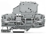 Wago 2006-1611 2 vezetékes biztosító sorkapocsKifordítható biztosítékkal, szürke (2006-1611)