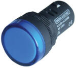 Tracon LED-es jelzőlámpa, kék 24VAC/DC d=22mm LJL22-BC Tracon (LJL22-BC)
