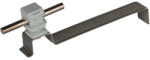 DEHN Tetővezető-tartó DEHNsnap NIRO/műanyag szürke H 16 mm Rd 8 mm-hez hajlított támasztólemezzel 169 mmrn204359rnDLH DS 8 H16 (204359)