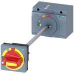 Siemens 3VA9267-0FK25 rotációs hajtás 3VA20/21/22-höz (100/160/250A), komplett, piros/sárga (3VA92670FK25)