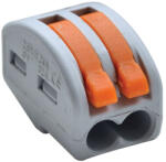 Tracon csavar nélküli vezeték összekötő, nyitható 0, 75-4mm2, 32A, 400V, 2P - OVO2, 5-2 (OVO2,5-2)