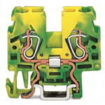 Wago 870-917 2 vezetékes földelő sorkapocs2, 5 mm2, zöld-sárga (870-917)