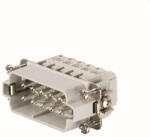 Weidmüller Érintkezőbetét HDC, dugó 250V, 16A, pólus: 10, HDC HA 10 MS 1650610000 Weidmüller (1650610000)