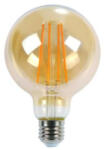LED-POL LED Globe G125 6W E27 550lm 2200K meleg fehér fényforrás Ra80 230V VINTAGE ORO-E27-G125-FL-AMBER-6W-WW 5902533190614 Led-Pol (5902533190614)