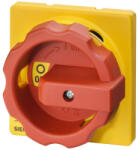 Siemens 3LD9224-3D piros/sárga előlap, középfuratos, 3LD2 25-32A-hez (3LD92243D)